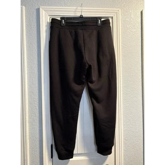 Member's Mark Sherpa Lined Jogger Pants Womens Large Black Cozy Lounge - Picture 3 of 4